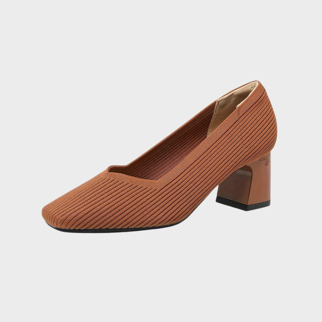 Радослава - Удобни обувки на ток със стабилен ток