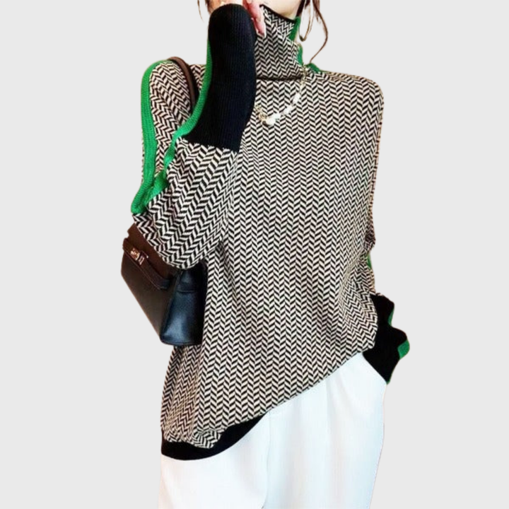 Ана - Суитчър с контрастни ивици