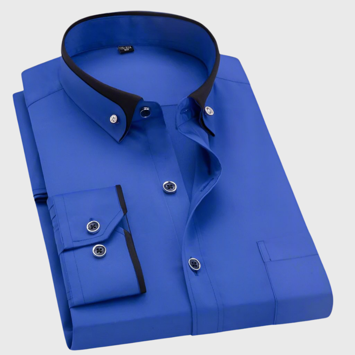 Петър | Класическа мъжка риза с дълги ръкави